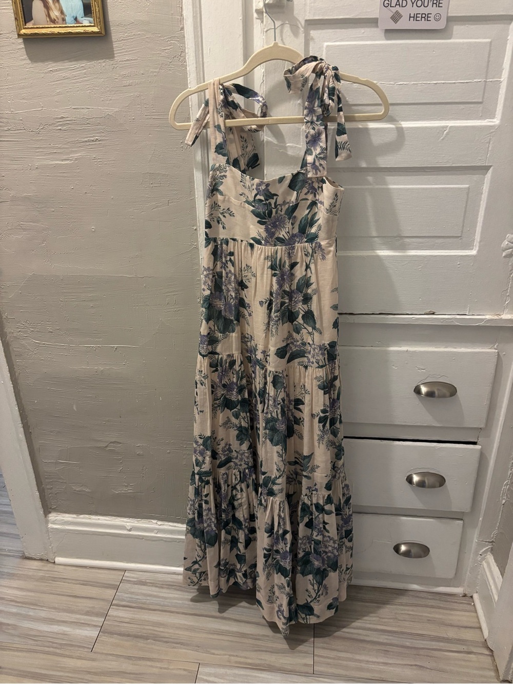 Zimmermann Tie-Shoulder Maxi Dress